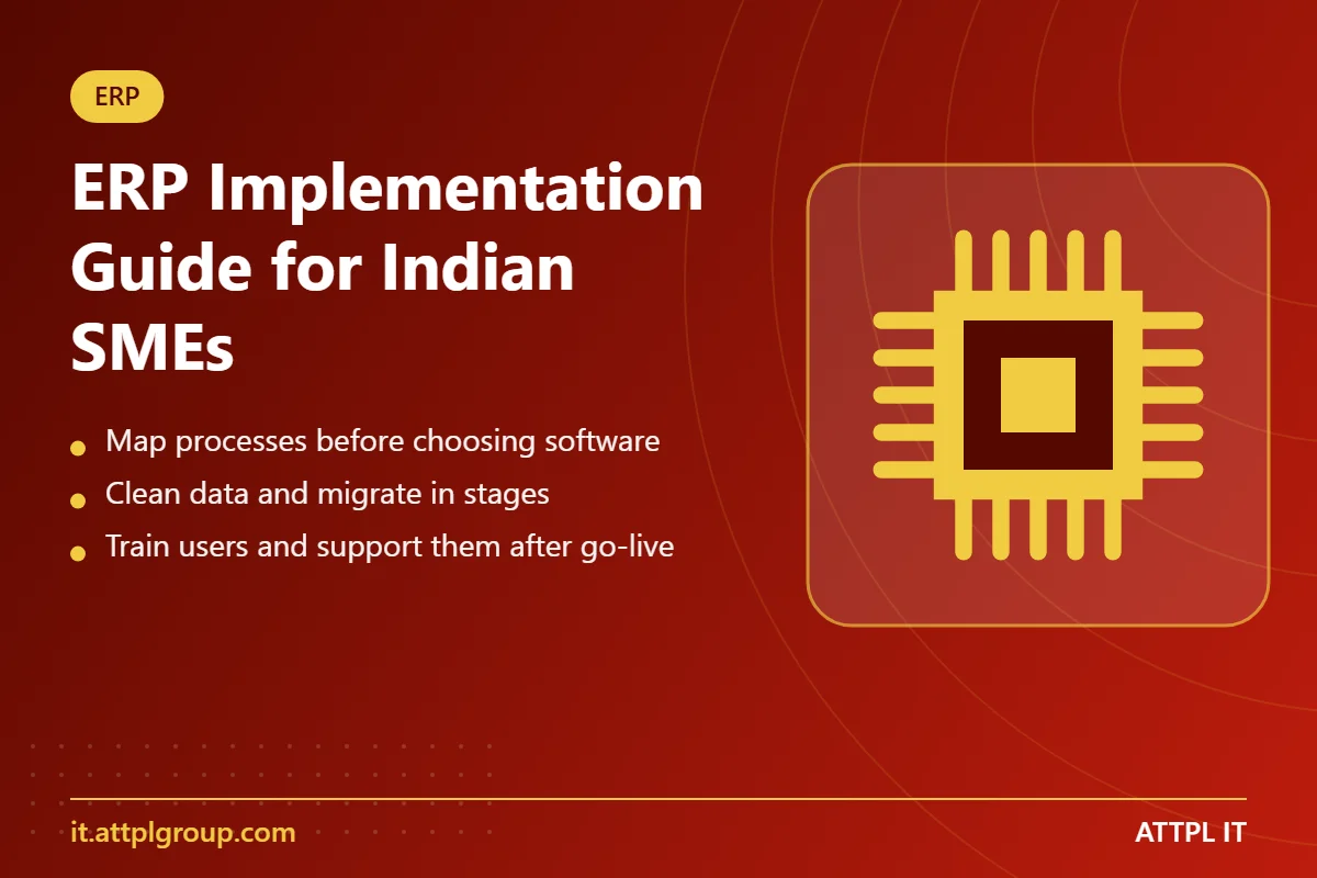 ERP implementation steps for small and medium businesses in India - key points