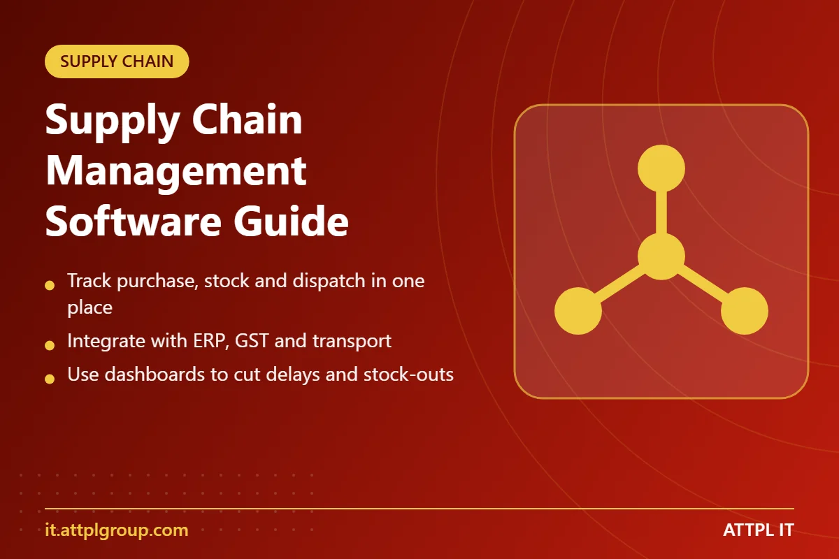Supply chain management software guide for Indian businesses - key points